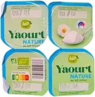 Yaourt nature au lait entier bio