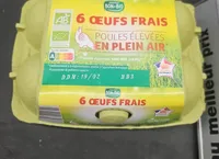 6 oeufs frais