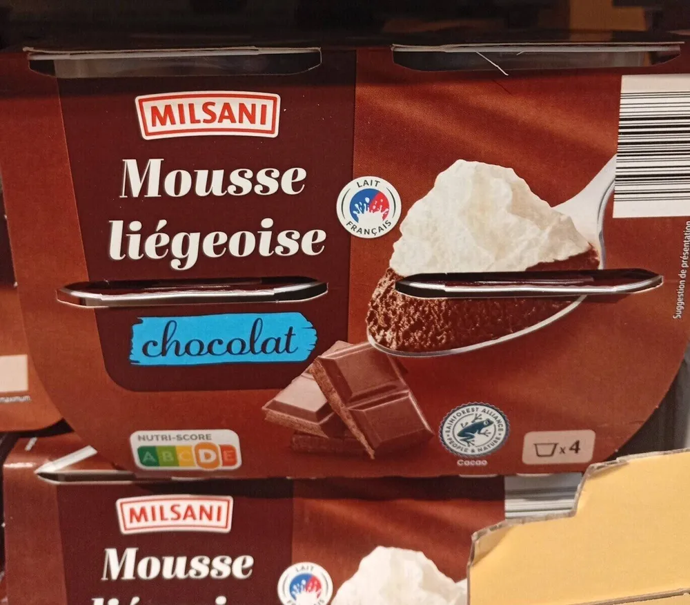Mousse liégeoise au chocolat