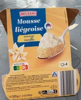 Mousse liégeoise saveur vanille