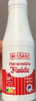 Crème entière, fluide