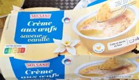 Crème aux œufs saveur vanille