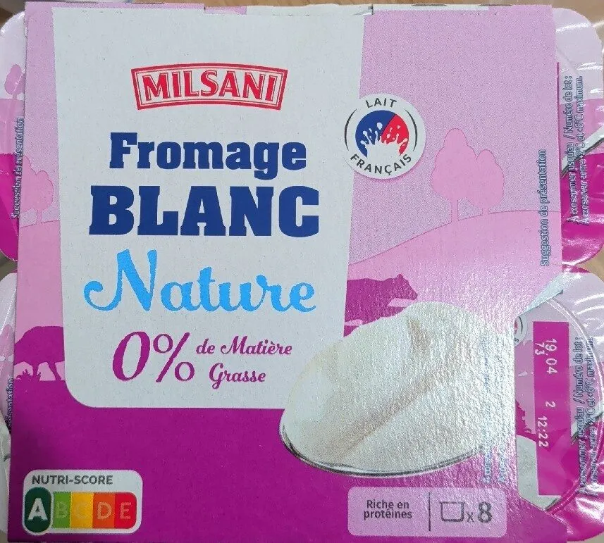 Fromage Blanc Nature 0% Matière Grasse