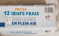 12 ŒUFS FRAIS POULES ÉLEVÉES EN PLEIN AIR