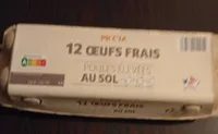 12 œufs frais de poules élevées au sol