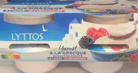 Yaourt grec sur lit de fruits