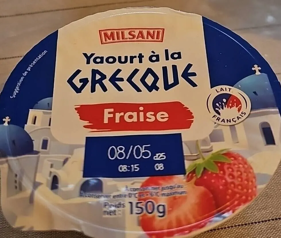 Yaourt à la grecque fraise