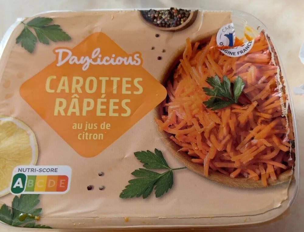 Carottes râpées