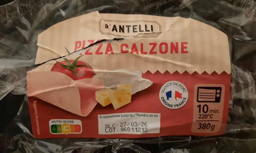 PIZZA CALZONE