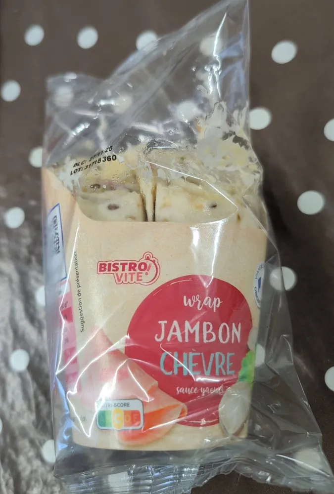 Wrap jambon chèvre
