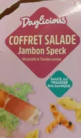 COFFRET SALADE Jambon Speck Mozzarella et Tomates cerises