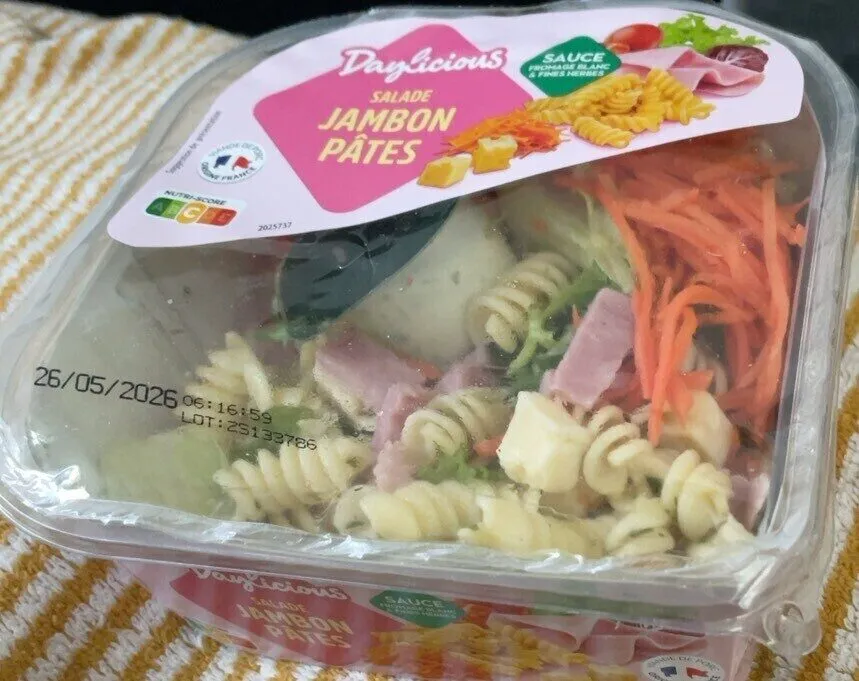 Salade jambon pate