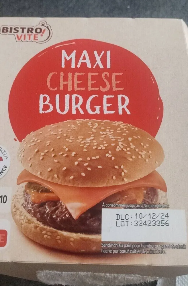 Maxi cheese burger