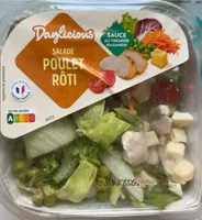 Salade poulet rôti