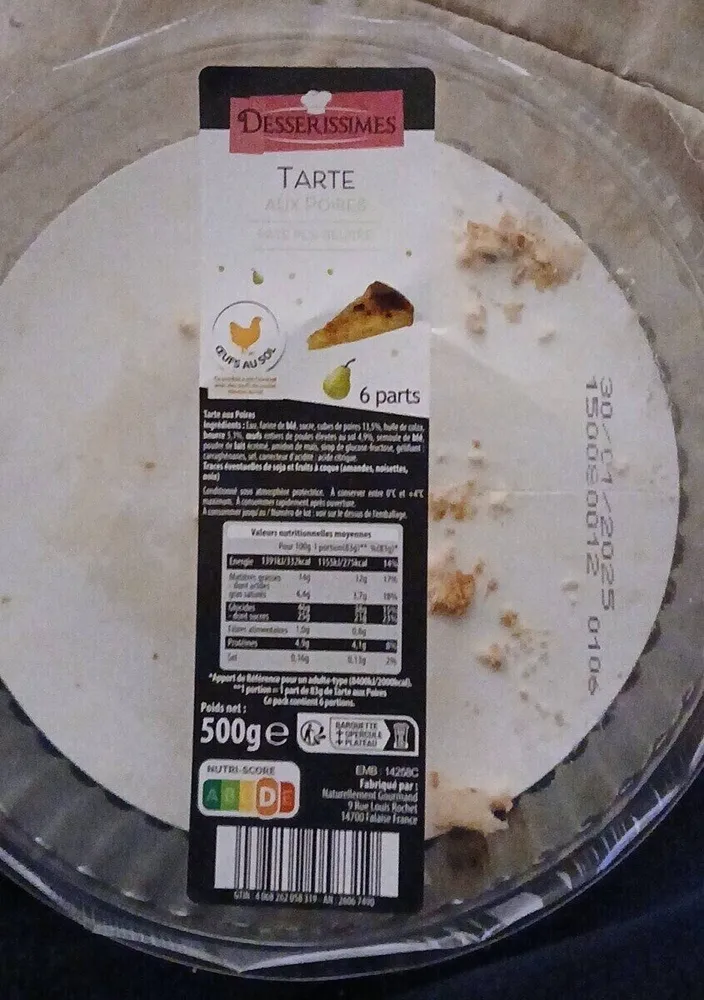 Tarte aux Poires