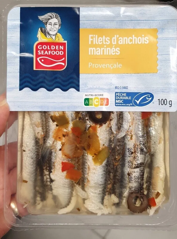 Filets d'anchois marinés Provençale