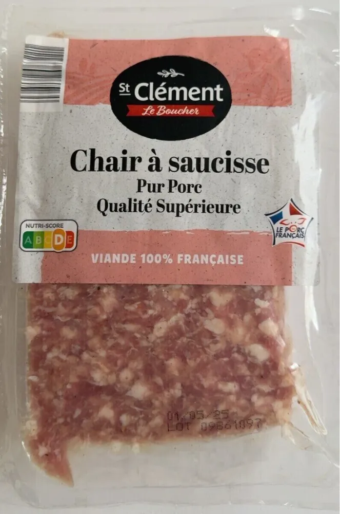 Chair à saucisse Pur Porc Qualité Supérieure