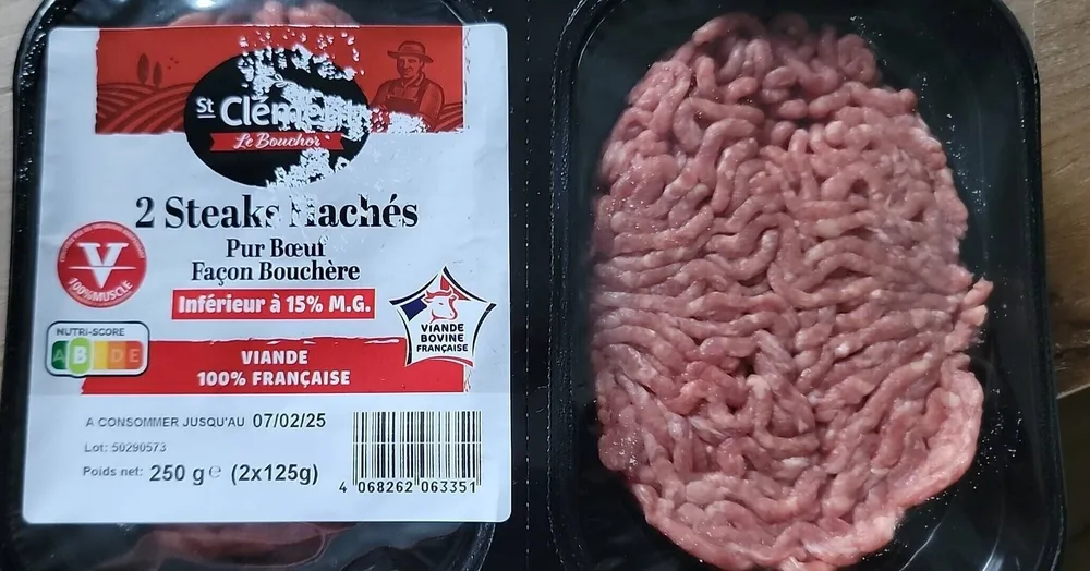 Steaks haché pur boeuf
