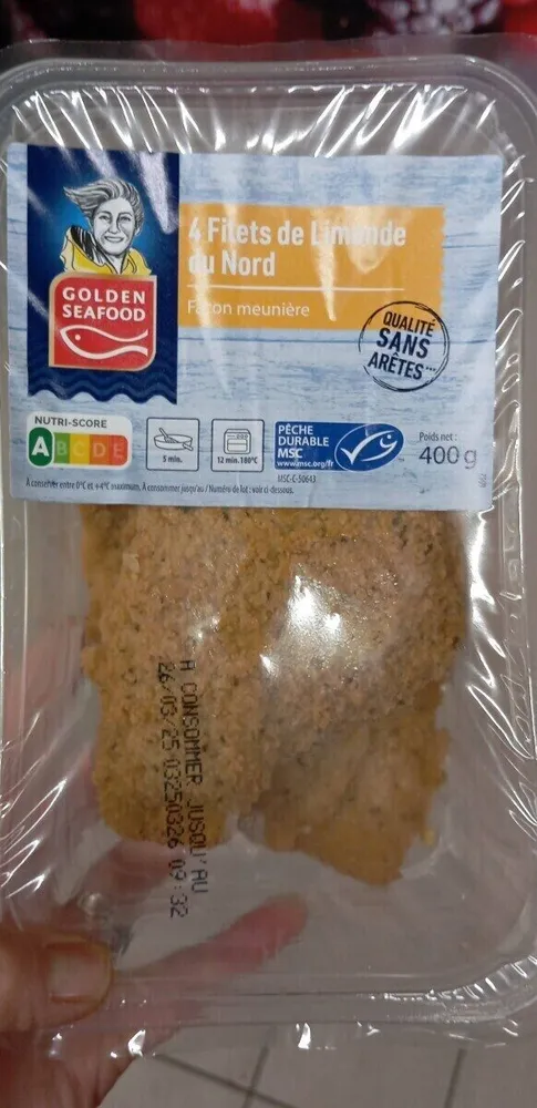 4 Filets de Limande du Nord