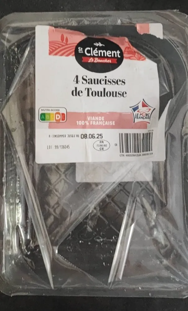 4 Saucisses de Toulouse