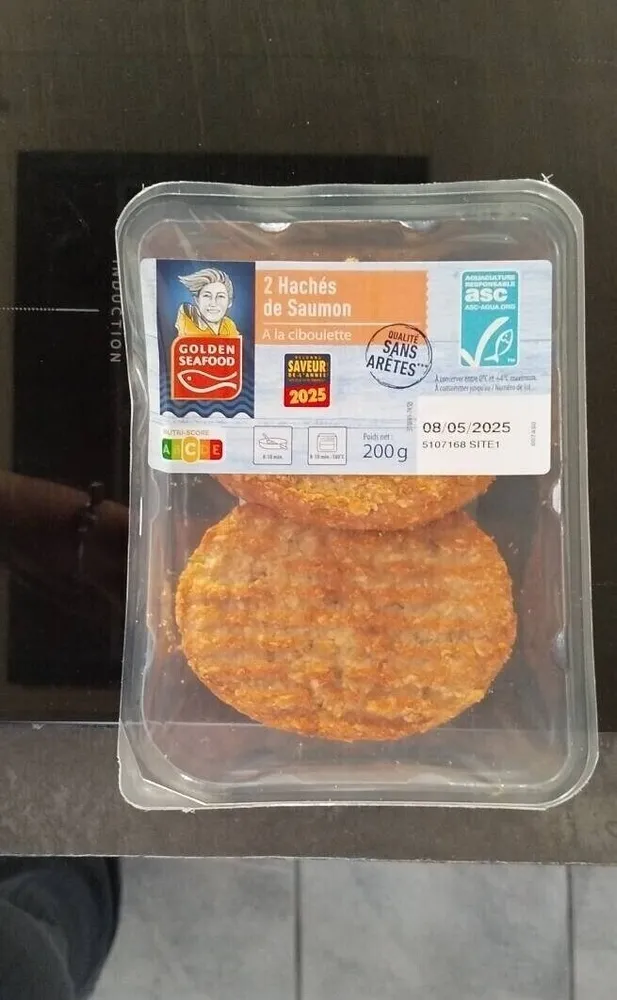 2 Hachés de Saumon À la ciboulette