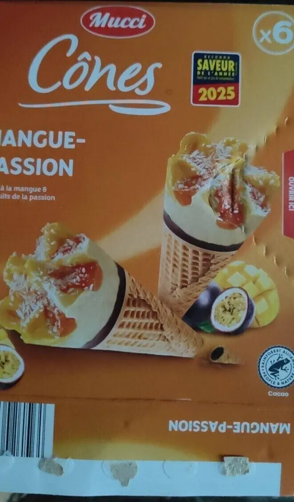 Cônes mangue passion