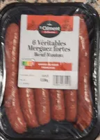 6 Véritables Merguez fortes Bœuf-Mouton