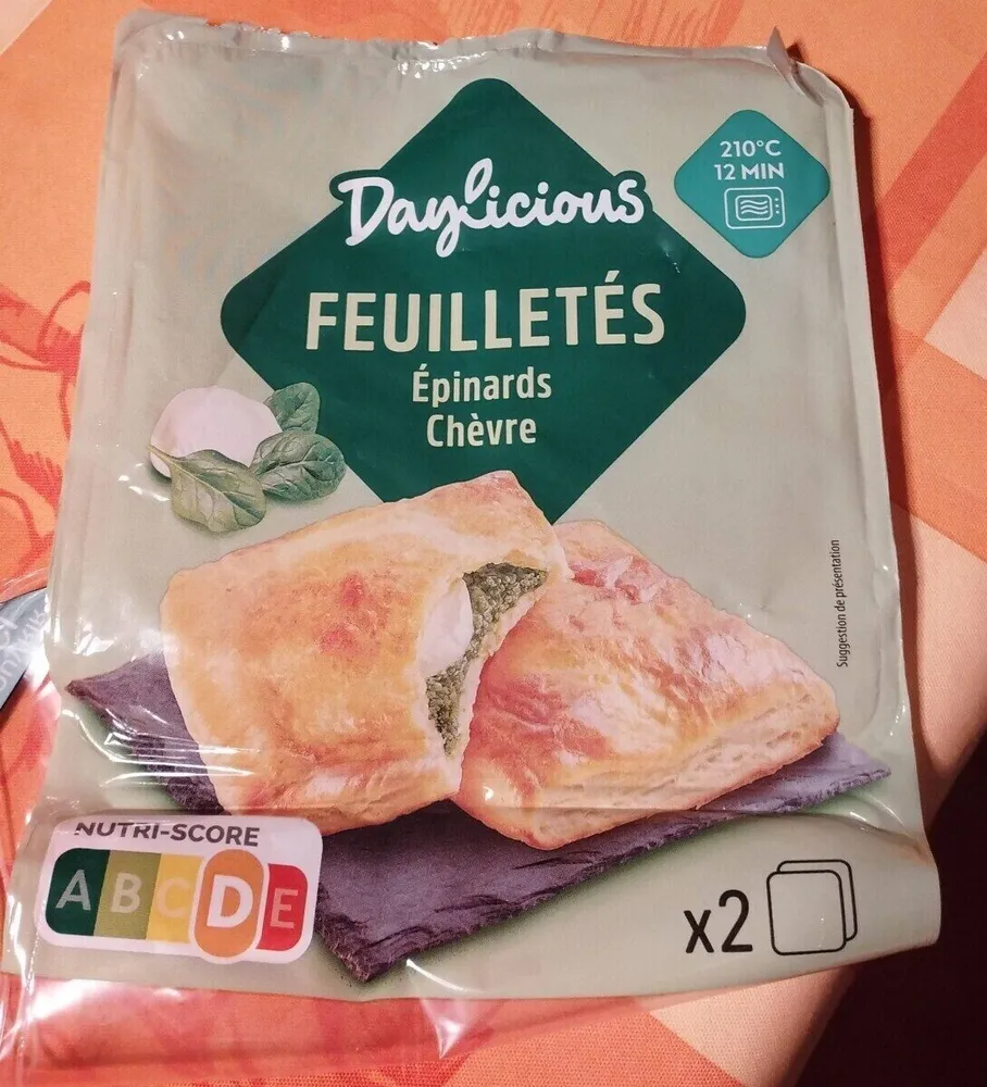 Feuilleté épinard chèvre