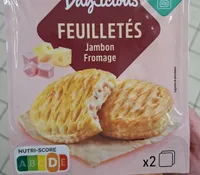 Feuilleté jambon fromage