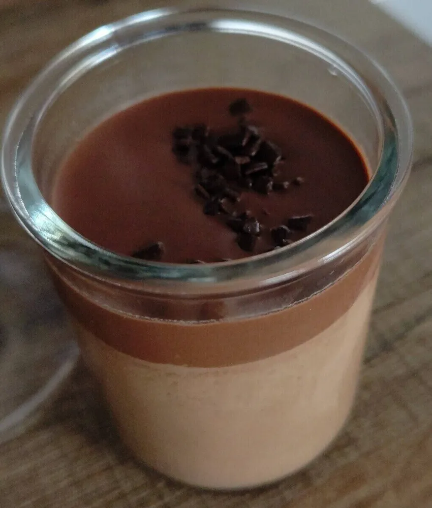 Verrine dessert double chocolat