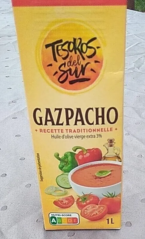 GAZPACHO RECETTE TRADITIONNELLE Huile d'olive vierge extra 3%