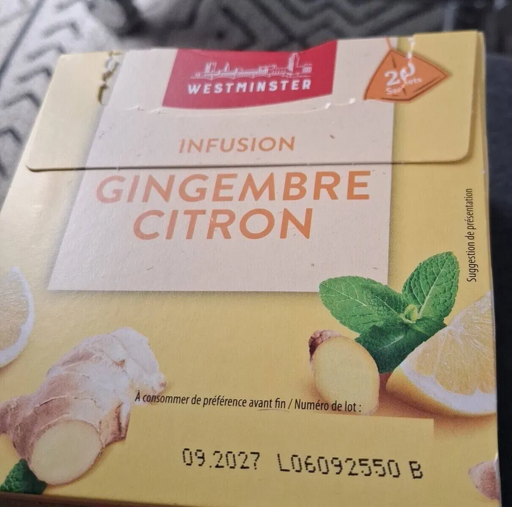INFUSION GINGEMBRE CITRON