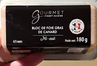 Bloc de foie gras de canard mi-cuit