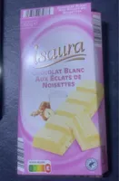Chocolat blanc aux éclats de noisettes