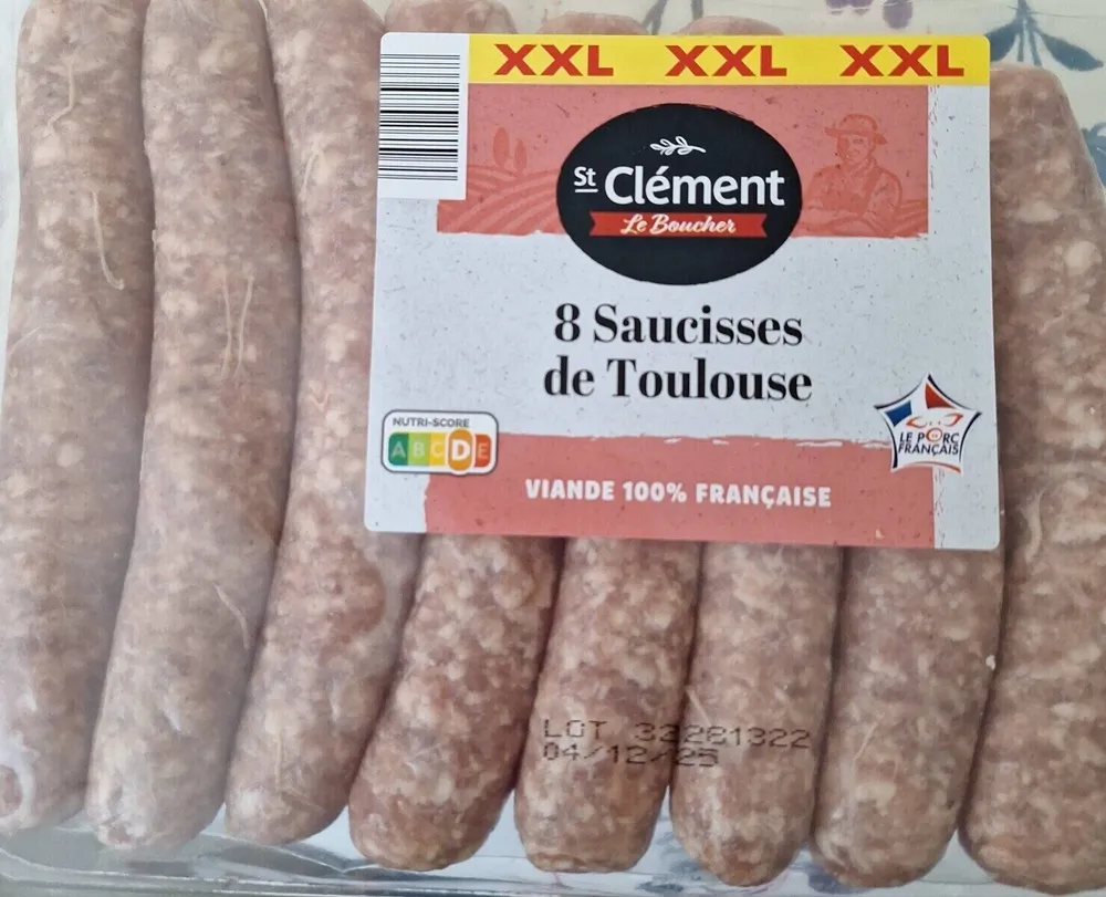 8 saucisses de Toulouse