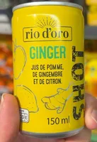 GINGER SHOT JUS DE POMME, DE GINGEMBRE ET DE CITRON.