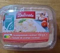 Scampisalade cocktail / Salade de scampi cocktail