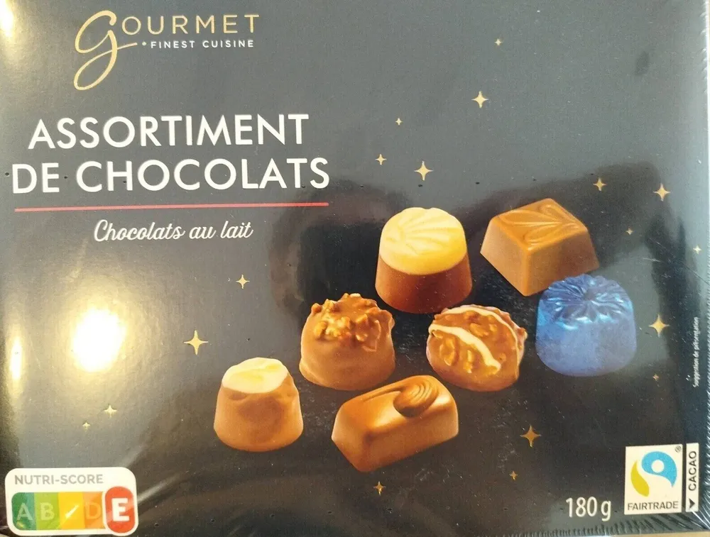 Assortiments de chocolat
