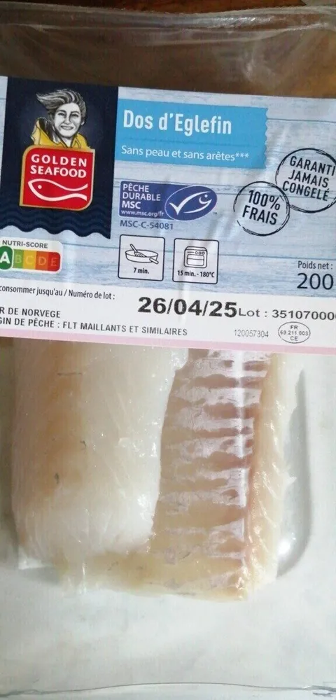 Dos D'églefin