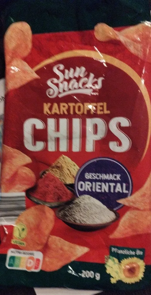 Orientalische Kartoffel Chips