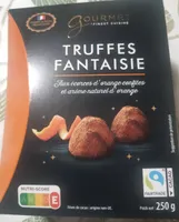 Truffes fantaisie écorces d'orange