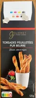Torsades feuilletés pur beurre tomate olive origan