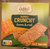 Barres CRUNCHY avoine & miel