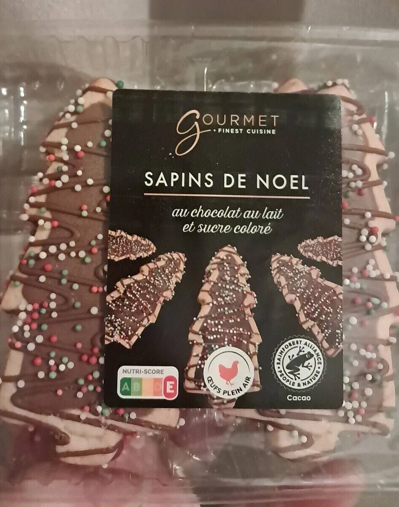 Sapin de noel choco au lait