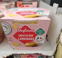 Gnocchi box cabonara