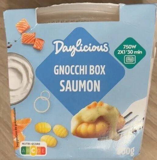 Gnocchi box saumon