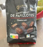 Assortiments de papillottes chocolat noir