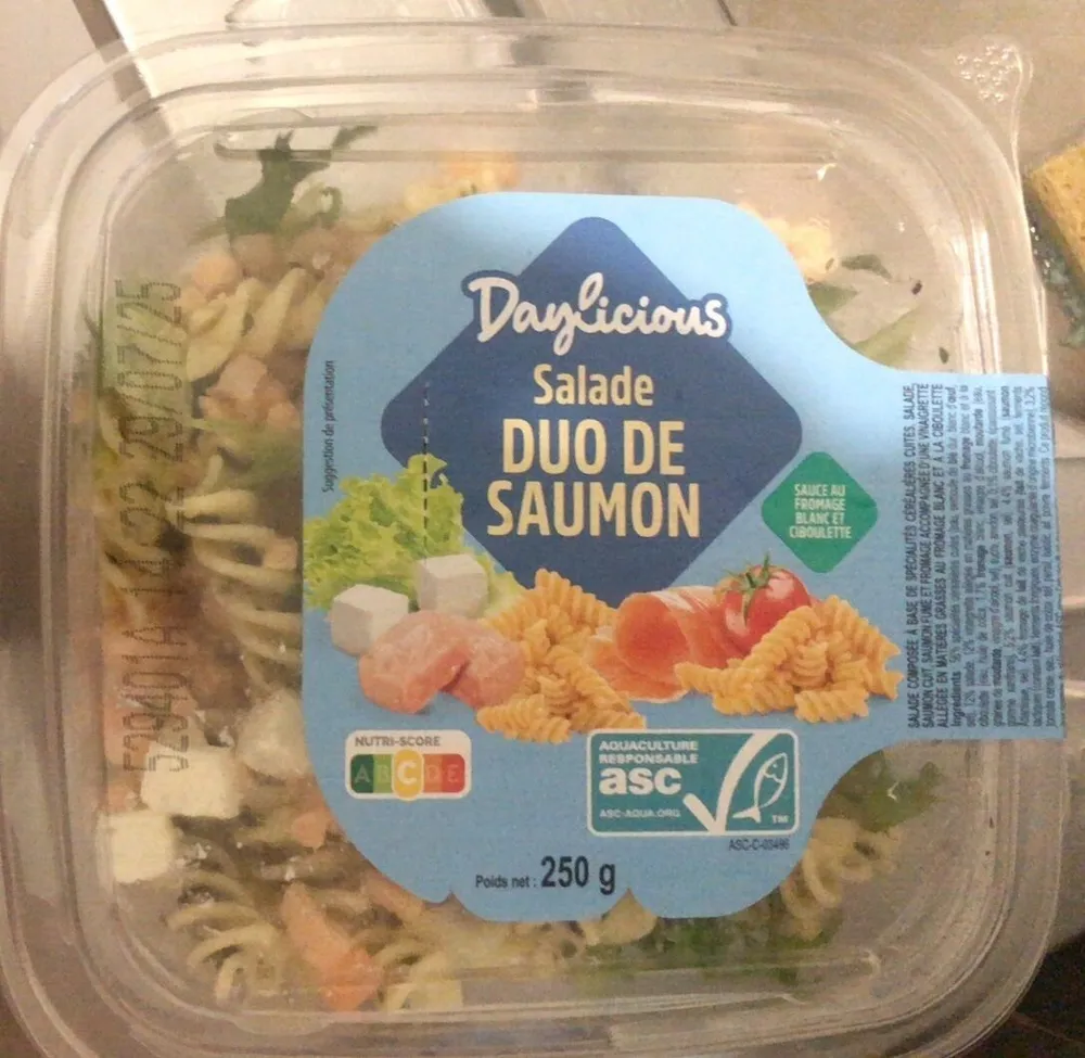Salade duo de saumon