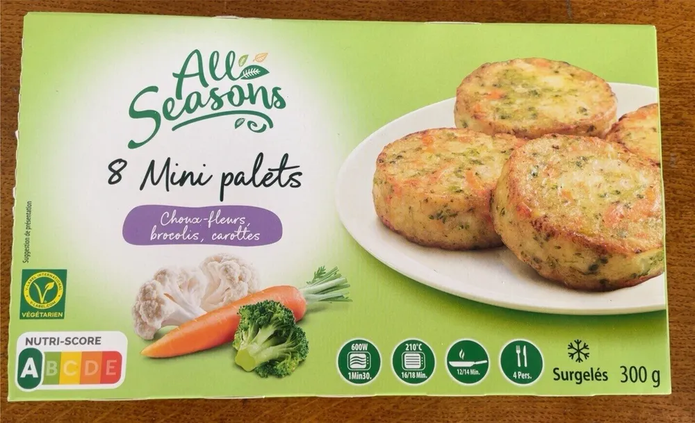 8 mini palets