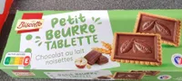 Petit beurre tablette chocolat au lait noisette